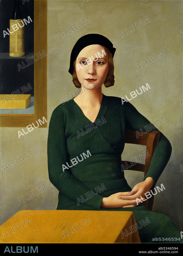 ANTONIO DONGHI. Woman at the Café (Donna al caffè).