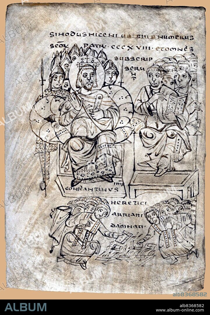 Constantine I (272-337), also known as Constantine the Great and Saint Constantine, was the son of Emperor Constantius. His father sent him east to serve under Emperors Diocletian and Galerius, spending some time in the court of the latter. After his father died in 306 CE, Constantine was proclaimed his successor and emperor by his army at Eboracum (York).<br/><br/>. He at first remained officially neutral in the efforts of Emperor Galerius to defeat the usurper Maxentius, but after Galerius' death, Constantine was dragged into the conflict. He eventually defeated Maxentius in 312 CE, and then fought against his erstwhile ally, Emperor Licinius, for sole control of both western and eastern portions of the Roman Empire. Licinius was defeated in 324 CE, and Constantine became emperor of a united empire.<br/><br/>. Constantine enacted many reforms strengthening the empire, ending the tetrarchy system and restructuring government. He became the first emperor to claim conversion to Christianity, and he called the First Council of Nicaea in 325 CE, overseeing the profession of the Nicene Creed. He renamed Byzantium to Constantinople after himself, which would become the new capital. He died in 337 CE.