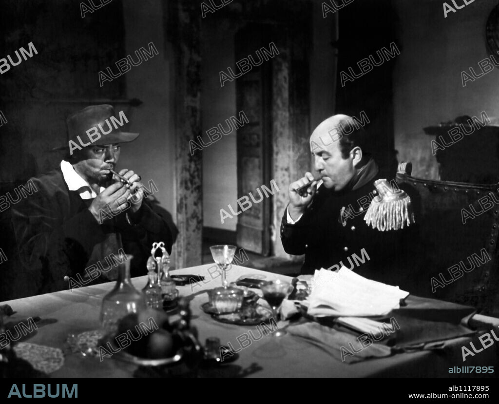 BERNARD BLIER y ERNEST BORGNINE en VENGANZA SICILIANA, 1962 (I BRIGANTI ITALIANI), dirigida por MARIO CAMERINI. Copyright FAIR FILM.