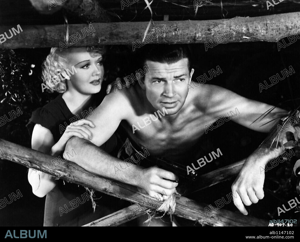BRUCE CABOT and MARION MARTIN in SINNERS IN PARADISE, 1938, directed by JAMES WHALE. Copyright UNIVERSAL PICTURES.
