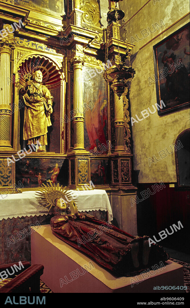 Mare de Déu Assumta, Iglesia de Sant Llorenç.Selva. Comarca de Raiguer. Mallorca. Baleares.España.