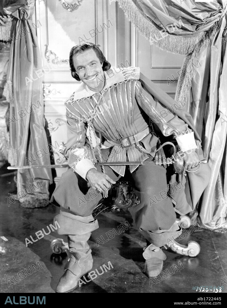 GENE KELLY en LOS TRES MOSQUETEROS, 1948 (THE THREE MUSKETEERS), dirigida por GEORGE SIDNEY. Copyright M.G.M.