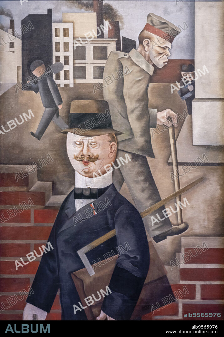 Grey Day, George Grosz, 1921, Berlin, Federal Republic of Germany.