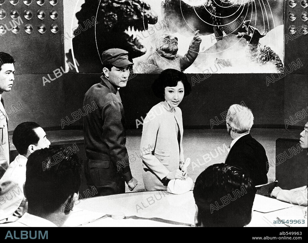INVASIÓN EXTRATERRESTRE, 1968 (KAIJU SOSHINGEKI), dirigida por ISHIRO HONDA. Copyright TOHO.
