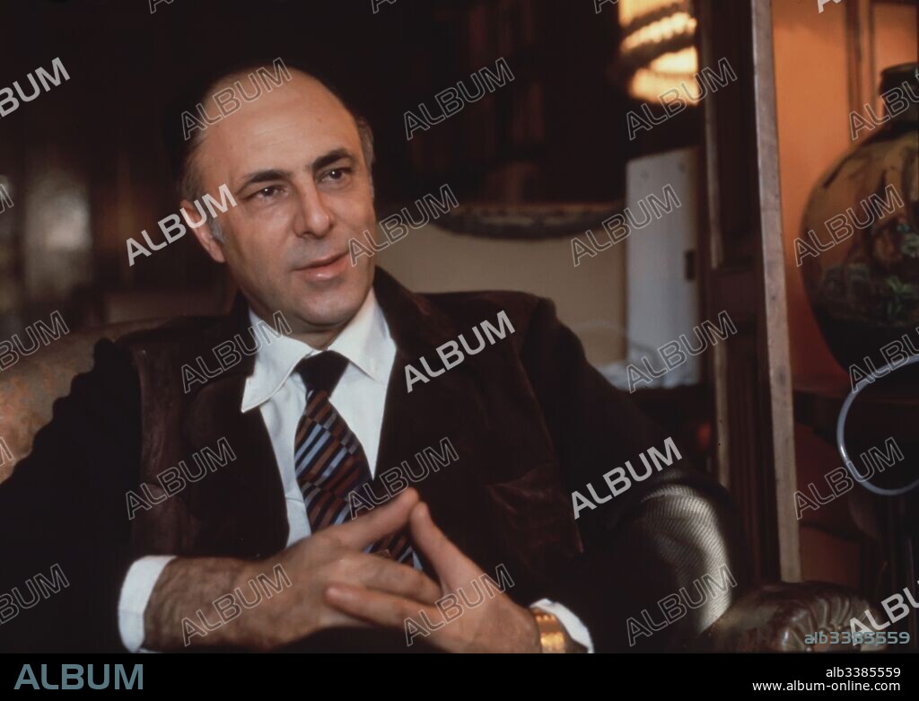 JUAN VILA REYES  EMPRESARIO ESPAÑOL. BARCELONA 1927-2007  PRINCIPAL IMPLICADO EN EL CASO " MATESA "  FOTO AÑO 1978.