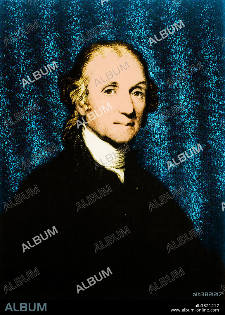 Joseph Priestley (1733-1804), English Unitarian minister and chemist. Priestley discovered oxygen in 1774 through his work on the isolation of gases.