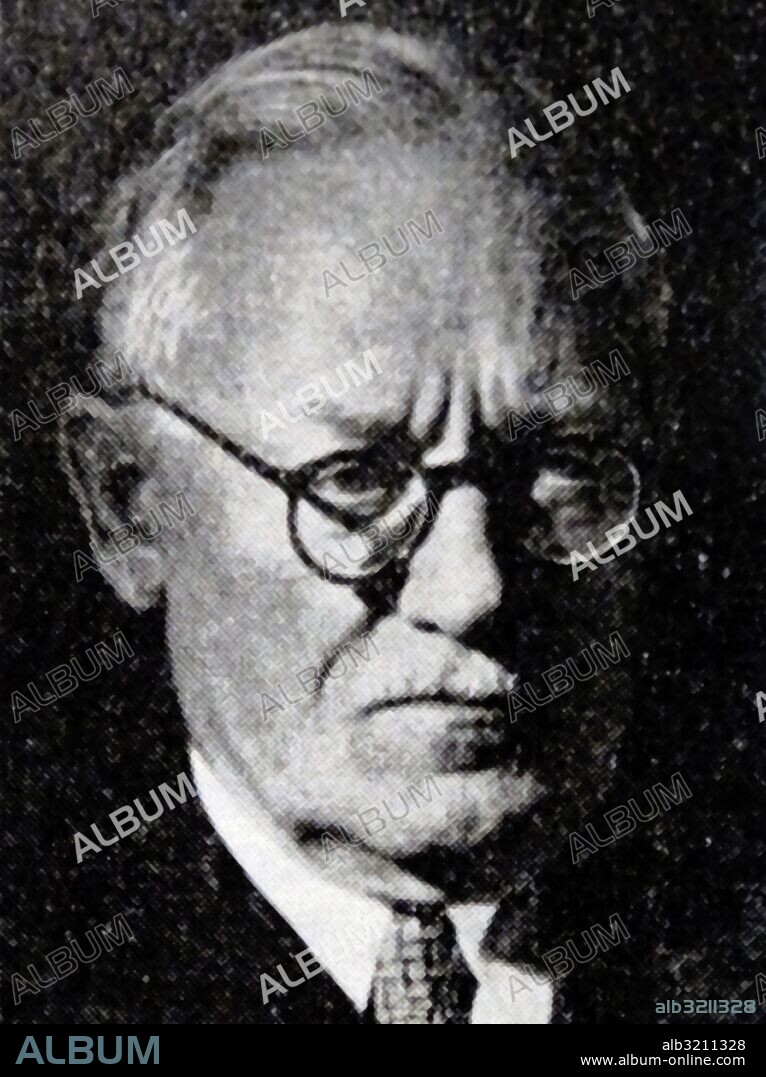 Photographic portrait of Andrey Vyshinsky (1883-1954) a Soviet politician, jurist and diplomat. Dated 20th Century.
