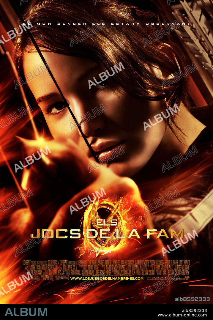 Poster of THE HUNGER GAMES, 2012, directed by GARY ROSS. Copyright LIONSGATE.