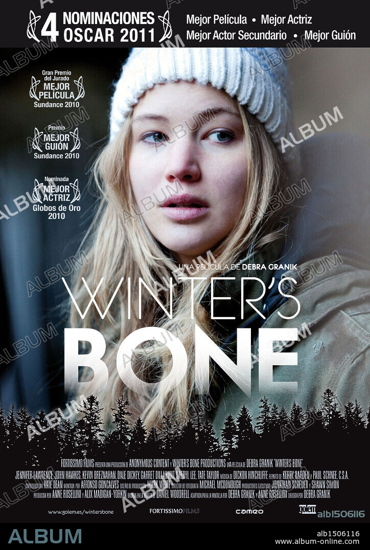 JENNIFER LAWRENCE in WINTER'S BONE, 2010, unter der Regie von DEBRA GRANIK. Copyright ANONYMOUS CONTENT/WINTER'S BONE PRODUCTIONS.
