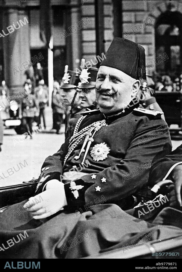 1936. El Rey Fuad de Egipto que se Encuentra gravemente Enfermo.
Informaciones Fotograficas Vidal.