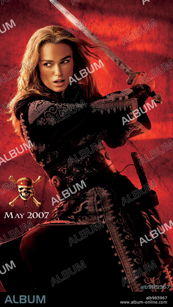 Poster de PIRATAS DEL CARIBE: EN EL FIN DEL MUNDO, 2007 (PIRATES OF THE CARIBBEAN: AT WORLDS END), dirigida por GORE VERBINSKI. Copyright WALT DISNEY PICTURES.