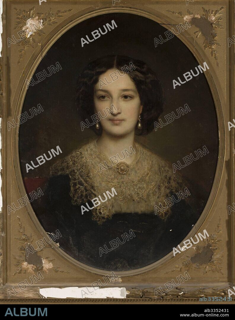 LOUIS-GUSTAVE RICARD. Portrait of Countess Katarzyna Potocka (1825-1907), née Branicka.