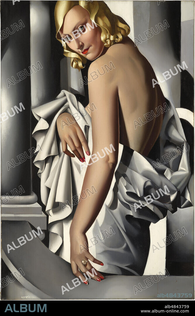 TAMARA DE LEMPICKA. Portrait of Marjorie Ferry.