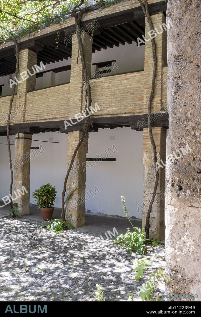 ancient funduk Corral del Carbón, "al-fundaq al-yadida", 14th century, Granada, Andalusia, Spain.