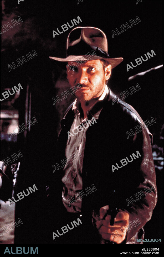 HARRISON FORD en EN BUSCA DEL ARCA PERDIDA, 1981 (RAIDERS OF THE LOST ARK), dirigida por STEVEN SPIELBERG. Copyright LUCASFILM LTD/PARAMOUNT.