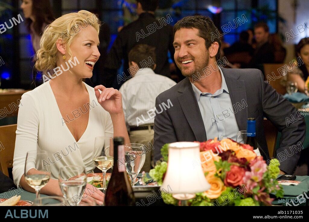 GERARD BUTLER und KATHERINE HEIGL in THE UGLY TRUTH, 2009, unter der Regie von ROBERT LUKETIC. Copyright Lakeshore entertainment/ Relativity media.