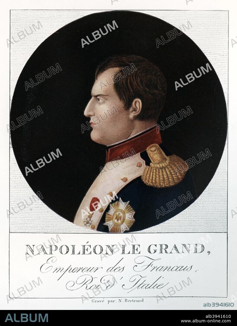 Emperor Napoleon Bonaparte, (1769-1821), 1912. A print from The Connoisseur', (London, 1912).