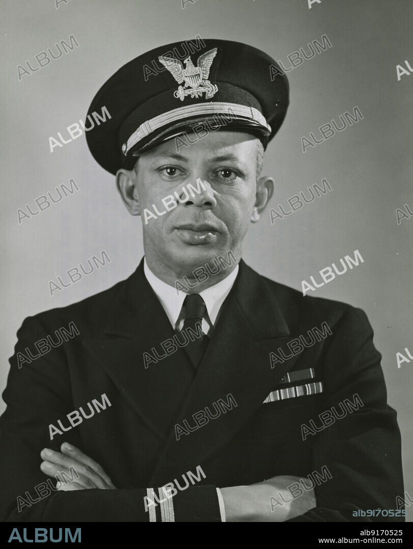 NAVAL PHOTOGRAPHIC CENTER. Photograph of Lieutenant Clarence Samuels of the United States Coast Guard, the highest ranking African American officer in the Navy, 1939 - 1945.