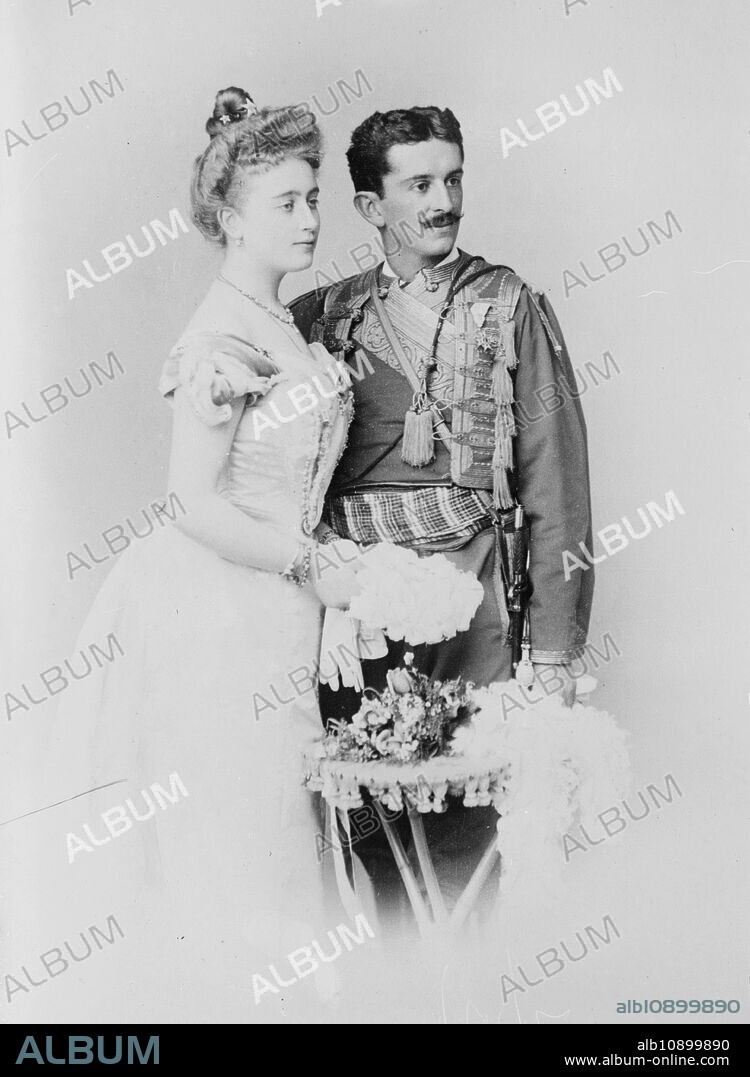 BAIN NEWS SERVICE. Prince Danilo and wife, 1910.
