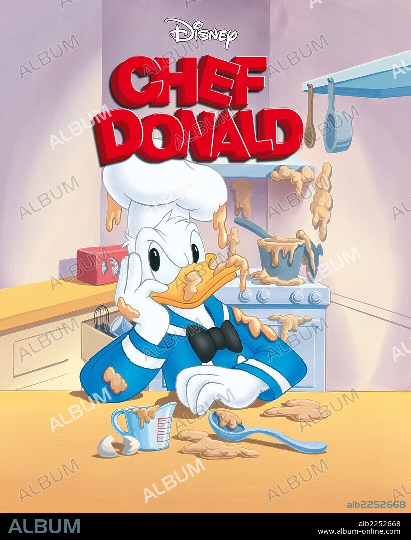 MISC: DONALD DUCK. Copyright WALT DISNEY PICTURES. Chef Donald, 1941. 1941