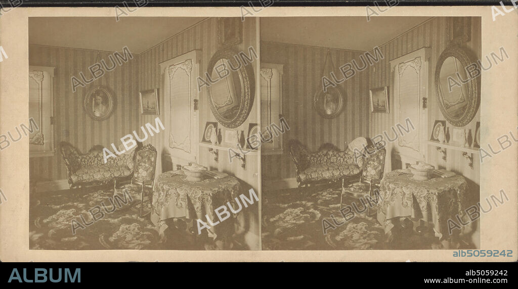 Interior of Residence, N.Y., 1860?-1925, New York (State), New York (N.Y.), New York, Manhattan (New York, N.Y.