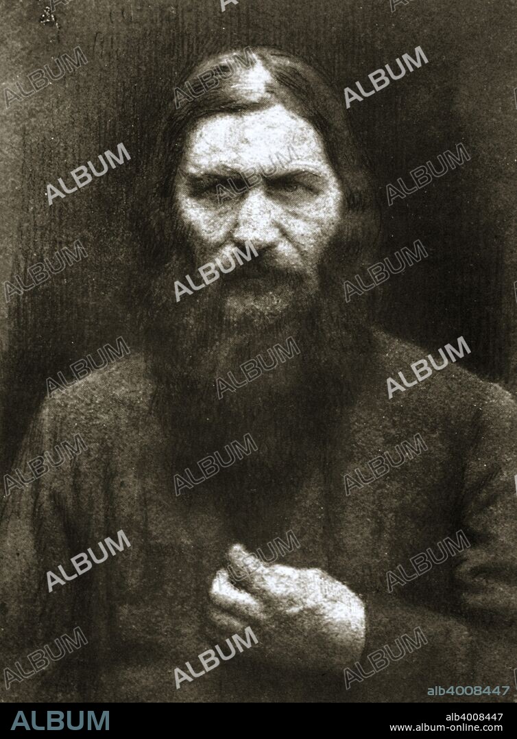 Rasputin, Russian mystic, early 20th century. Grigori Yefimovich Rasputin (1869-1916) exercised considerable influence over Tsar Nicholas II and particularly the Tsarina Alexandra, partly due to their belief in his ability to heal their son's haemophilia. His influence over the Imperial family was widely unpopular, and he was murdered by Prince Felix Yusupov and Grand Duke Dmitri Romanov on the night of 29/30 December 1916.