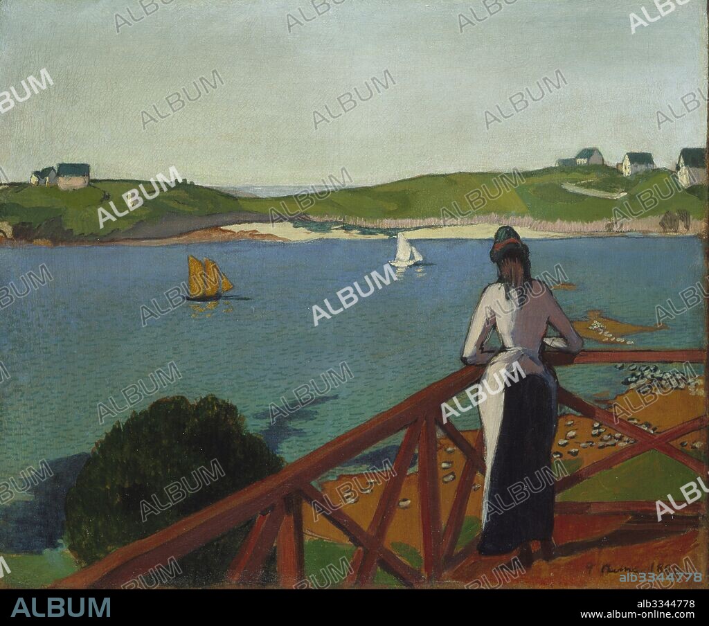 EMILE BERNARD (PEINTRE). Afternoon at Saint-Briac.