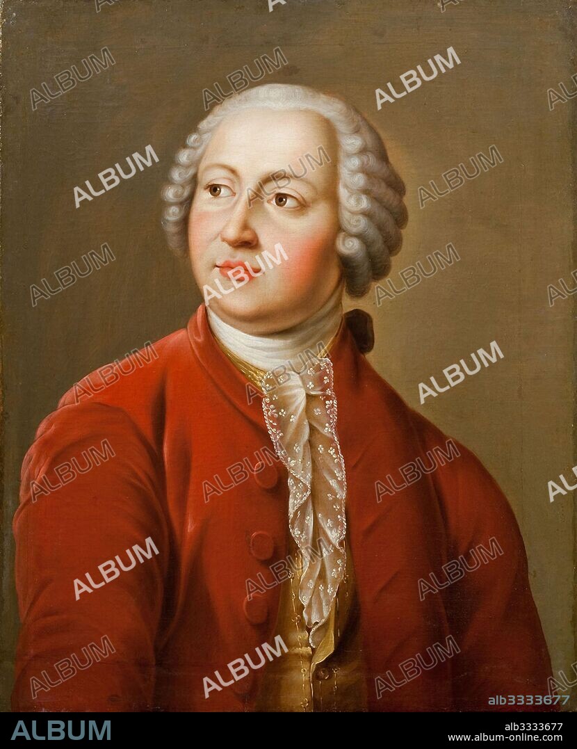 ANONYMOUS. Portrait of Mikhail Vasilyevich Lomonosov (1711-1765).
