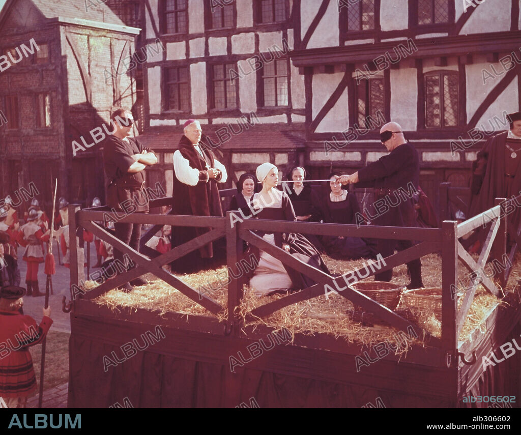 GENEVIEVE BUJOLD in ANNE OF THE THOUSAND DAYS, 1969, directed by CHARLES JARROTT. Copyright UNIVERSAL PICTURES.