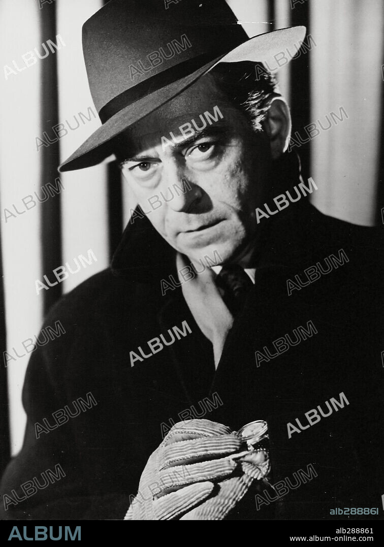 JEAN SERVAIS in RIFIFI, 1955 (DU RIFIFI CHEZ LES HOMMES), directed by JULES DASSIN. Copyright PATHE.