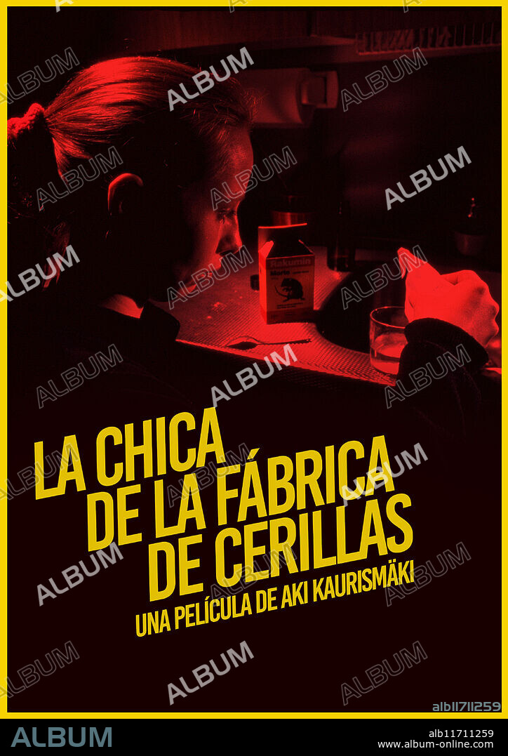 Poster de LA CHICA DE LA FÁBRICA DE CERILLAS, 1990 (TULITIKKUTEHTAAN TYTTO), dirigida por AKI KAURISMAKI. Copyright Villealfa Filmproductions.