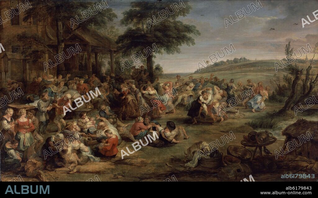 PETER PAUL RUBENS. LA KERMESSE - 1635-38 - O/T - 149x261 - BARROCO FLAMENCO.