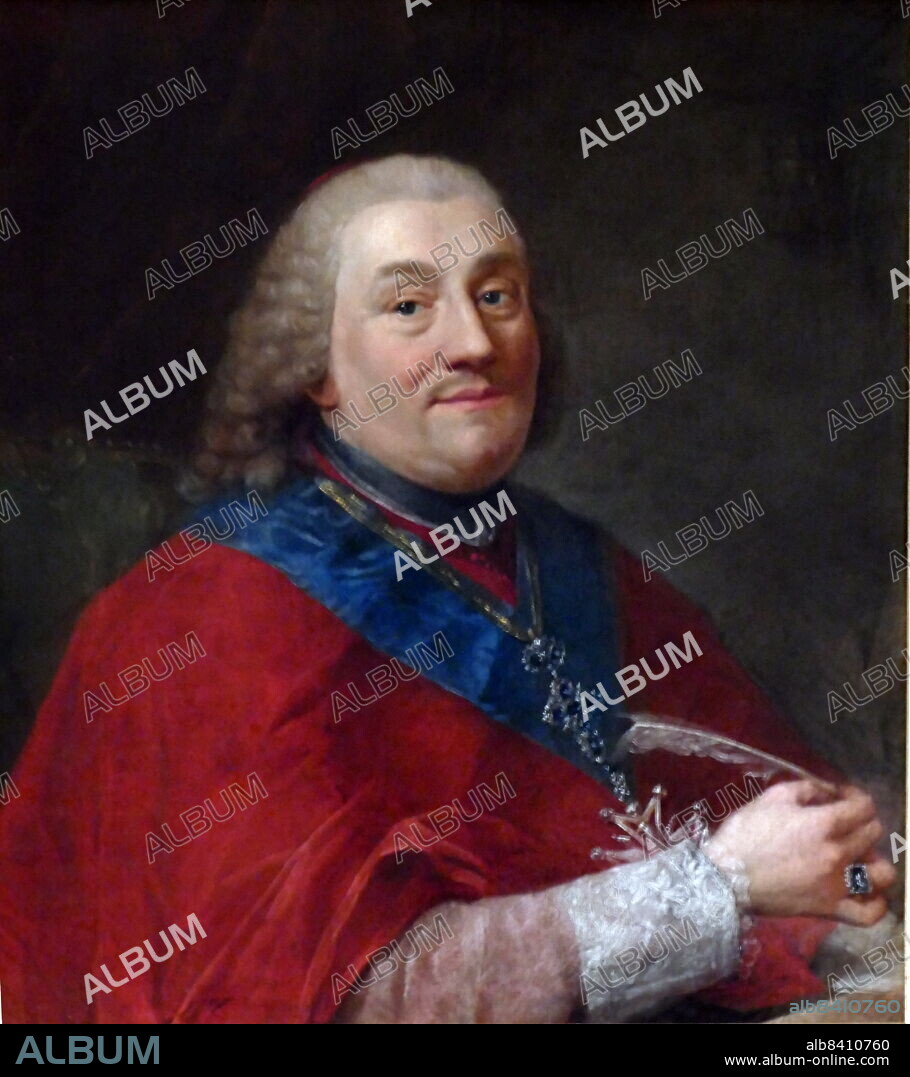 Wladyslaw Aleksander Lubienski (1703-1767) was archbishop of Lwow (1758-59) and primate of Poland (1759-1767). He was an ally of the Czartoryski Familia and of the Russian Empire and an opponent of religious tolerance. Painted by Marcello Bacciarelli (16 February 1731 - 5 January 1818) was a Polish-Italian painter of the late-baroque and Neoclassic periods.