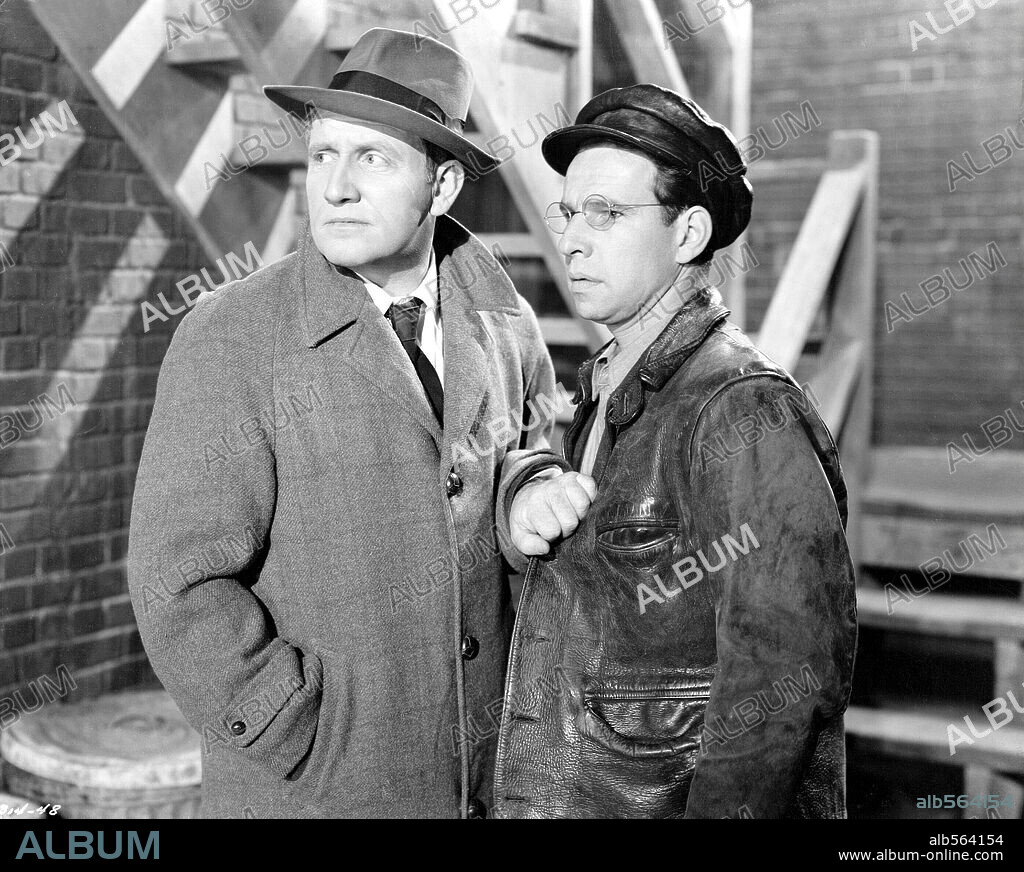 HUME CRONYN and SPENCER TRACY in THE SEVENTH CROSS, 1944, directed by FRED ZINNEMANN. Copyright M.G.M.