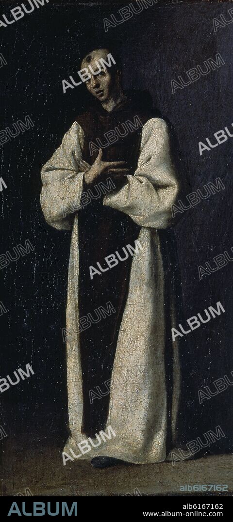 FRANCISCO DE ZURBARAN. RETABLO DE SAN JERONIMO-MONJE DE LA ORDEN.