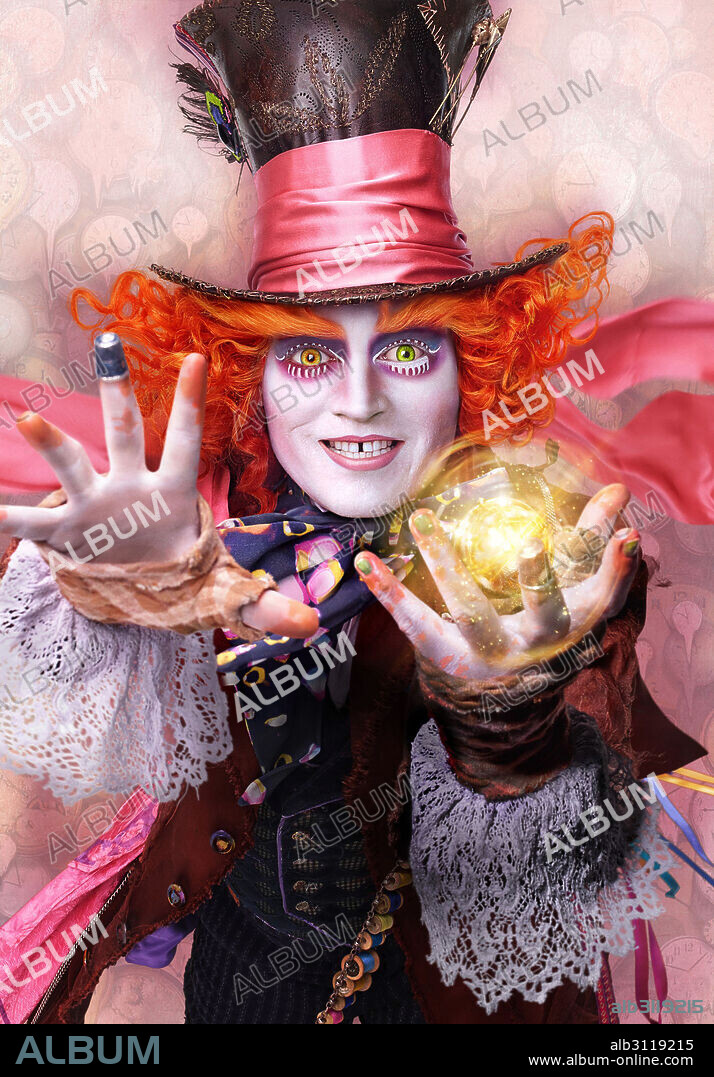 JOHNNY DEPP in ALICE THROUGH THE LOOKING GLASS, 2016, directed by JAMES BOBIN. Copyright WALT DISNEY PICTURES/ROTH FILMS/TEAM TODD/TIM BURTON PRODUCT.