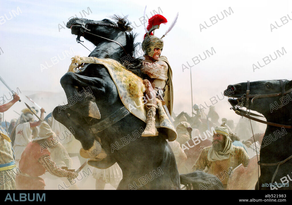 COLIN FARRELL en ALEJANDRO MAGNO [ALEXANDER], 2004 (ALEXANDER), dirigida por OLIVER STONE. Copyright WARNER BROS. / BUITENDIJK, JAAP.