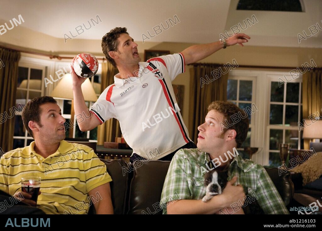 ADAM SANDLER, ERIC BANA and SETH ROGEN in FUNNY PEOPLE, 2009, directed by JUDD APATOW. Copyright UNIVERSAL PICTURES / BENNETT, TRACY.