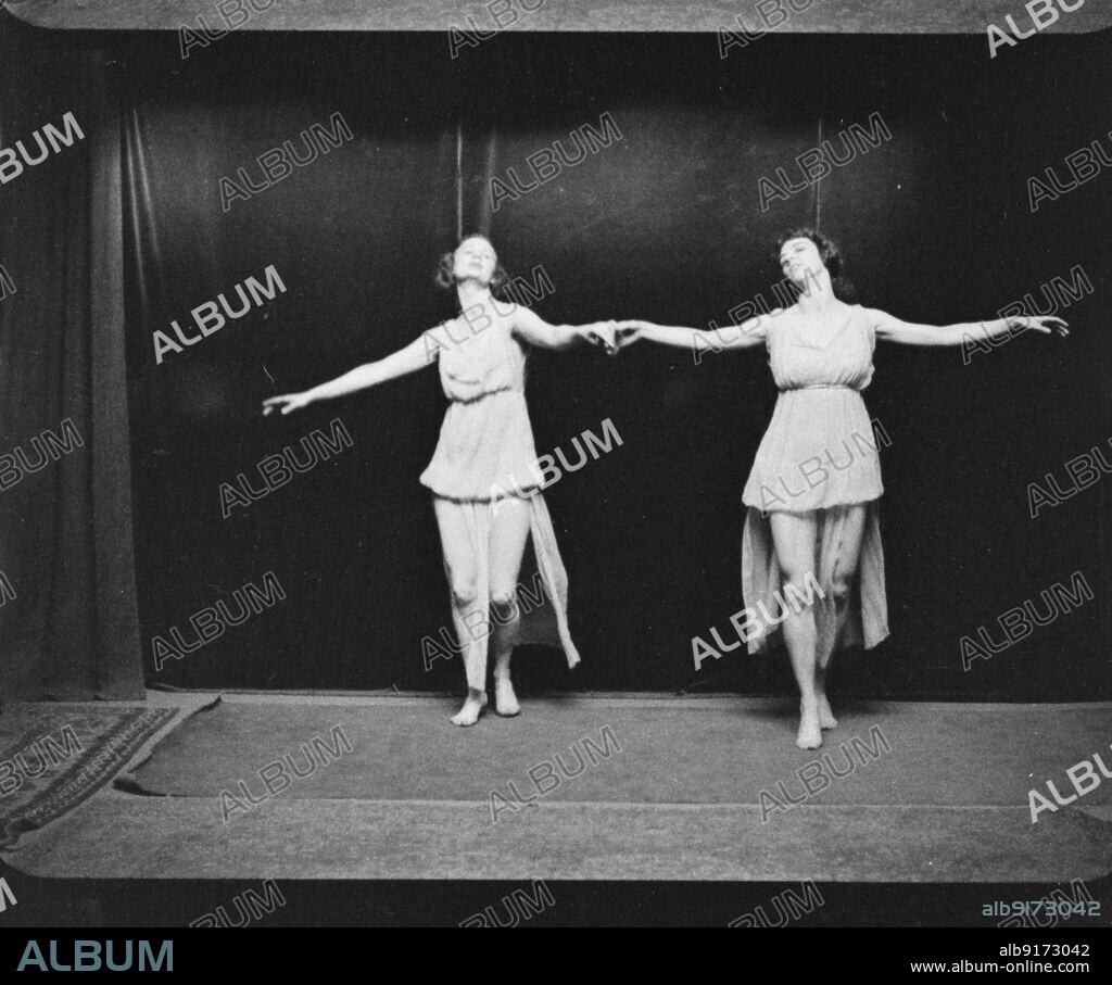 ARNOLD GENTHE. Marion Morgan dancers, between 1914 and 1927.
