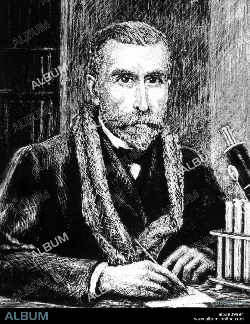 Pierre Paul Emile Roux (1853-1933) was a French physician, bacteriologist and immunologist who was one of the closest collaborators of Louis Pasteur, a co-founder of the Pasteur Institute and discoverer of the anti-diphtheria serum, the first effective therapy for this disease. Roux dedicated himself to investigations on the microbiology and practical immunology of tetanus, tuberculosis, syphilis, and pneumonia.
