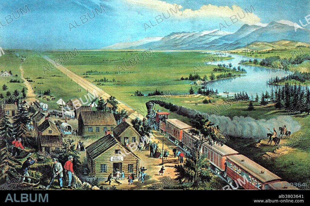 American Transcontinental Railroad, 19th Century