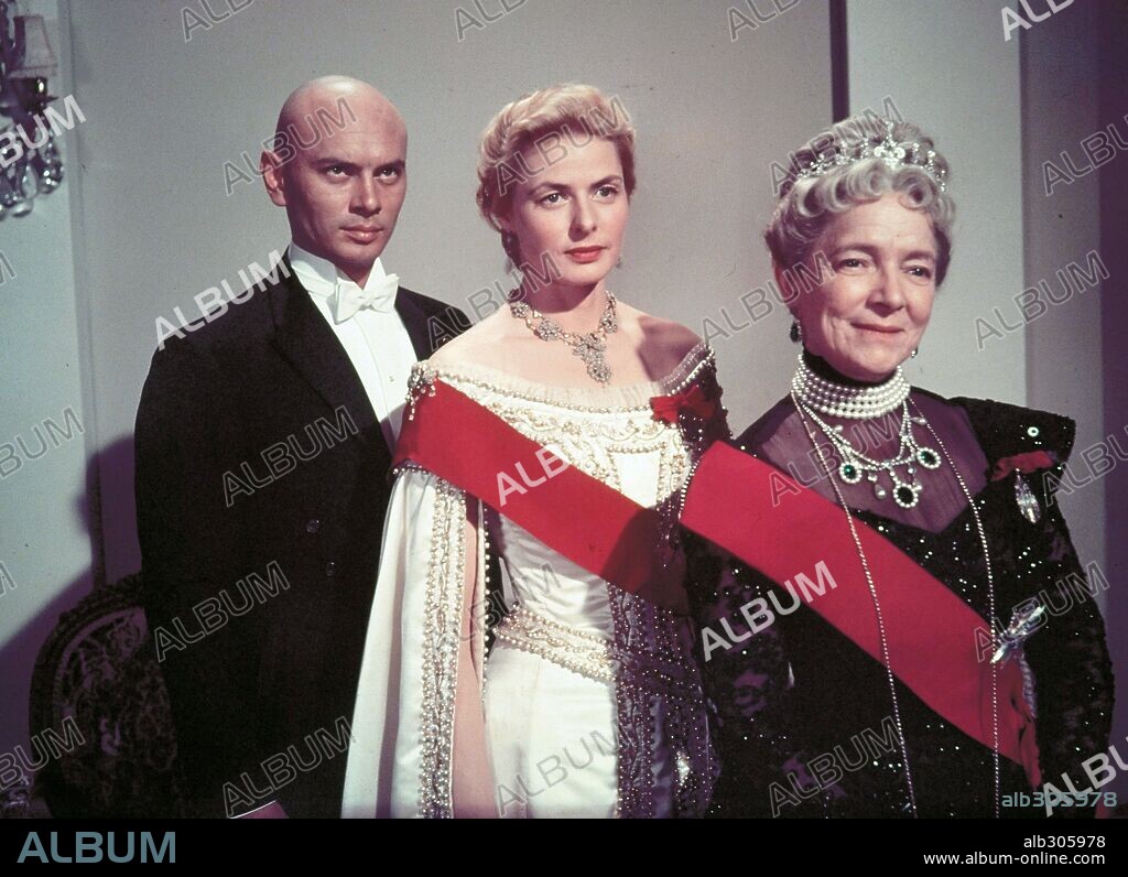 HELEN HAYES, INGRID BERGMAN et YUL BRYNNER dans ANASTASIA, 1956, réalisé par ANATOLE LITVAK. Copyright 20TH CENTURY FOX.