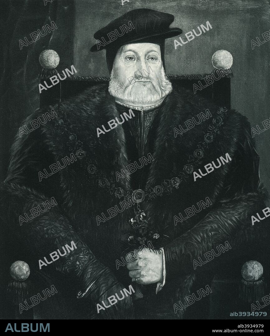 'Charles Brandon, Duke of Suffolk', c1544, (1902). Brandon (c1484-1545) held various offices in Henry VIII's royal household. Illustration from Henry VIII, by A F Pollard, published by Goupil and Co, (London, New York, Paris, Edinburgh, 1902).