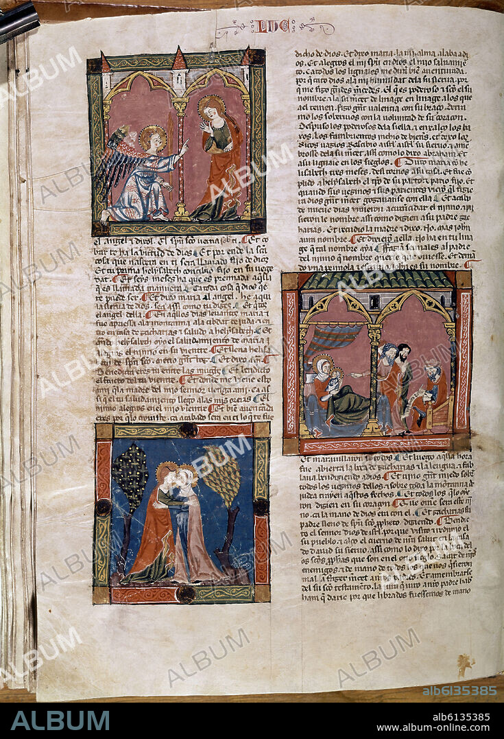 ALFONSO X OF CASTILE THE WISE. HISTORIA GENERAL DE ALFONSO X-ANUNC-VISITAC Y NCTO S JUAN BAUTISTA-F190V.