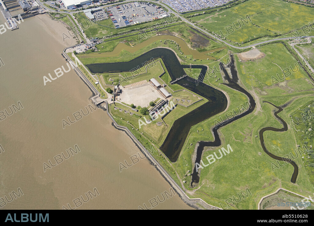 HISTORIC ENGLAND. Tilbury Fort, a late 17th century coastal fort with bastions and outworks principally Dutch in design and said to be the best preserved and most complete example of the type, Essex, 2018 .