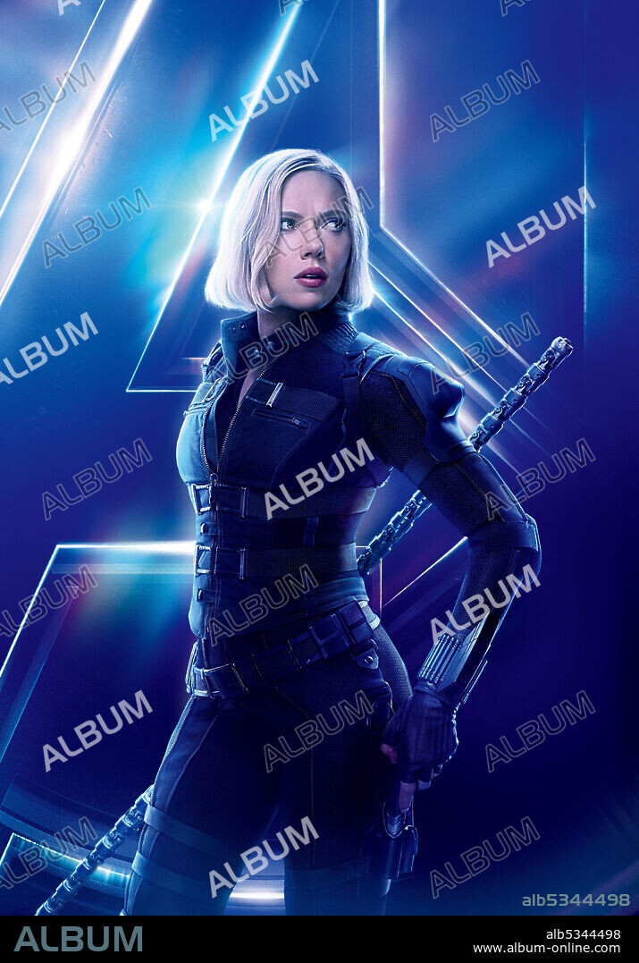 SCARLETT JOHANSSON in AVENGERS: INFINITY WAR, 2018, directed by ANTHONY RUSSO and JOE RUSSO. Copyright MARVEL STUDIOS.