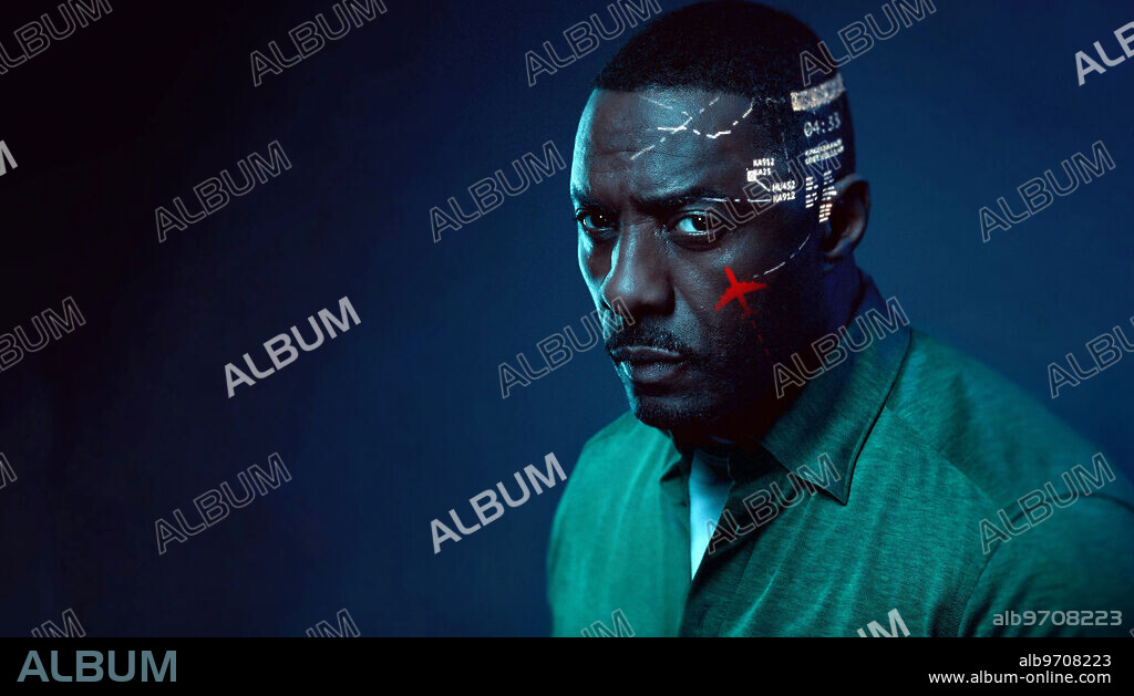 IDRIS ELBA in HIJACK, 2023, directed by JIM FIELD SMITH. Copyright 60Forty Films / Green Door Pictures.