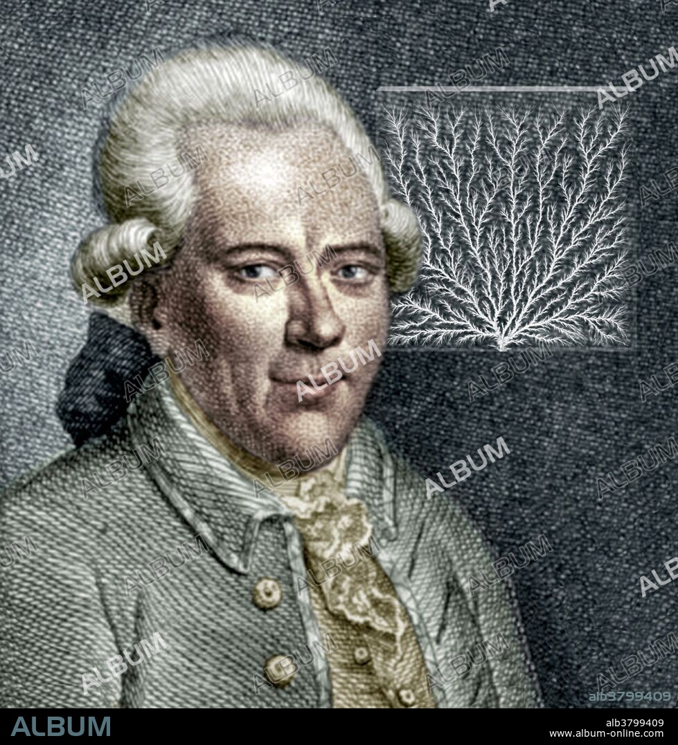 Georg Christoph Lichtenberg (July 1, 1742 - February 24, 1799) was a German scientist. He was the first to hold a professorship explicitly dedicated to experimental physics in Germany. He is remembered for his investigations in electricity, and for discovering branching discharge patterns on dielectrics now called Lichtenberg figures. By discharging a high voltage point near an insulator, he was able to record strange tree-like patterns in fixed dust. These Lichtenberg figures are considered today to be examples of fractals. He is also remembered for his posthumously published notebooks. They reveal a critical and analytical way of thinking with an emphasis on experimental evidence in physics, through which he became one of the early founders and advocates of modern scientific methodology.