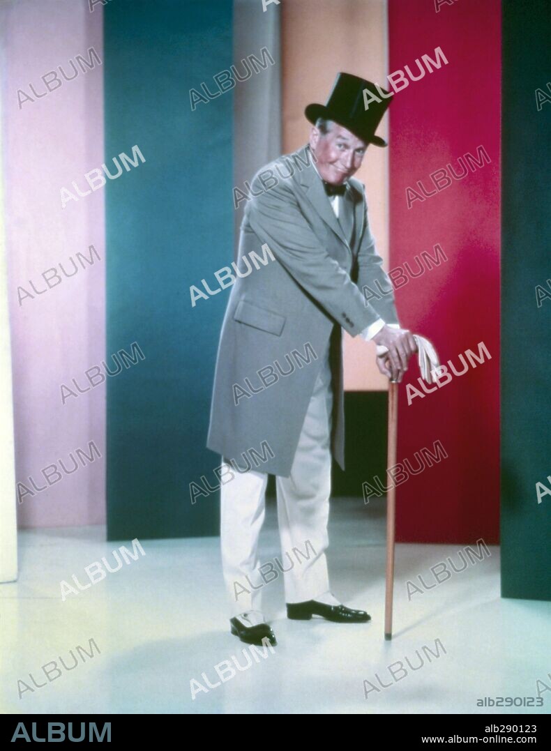 MAURICE CHEVALIER en GIGI, 1958, dirigida por VINCENTE MINNELLI. Copyright M.G.M.