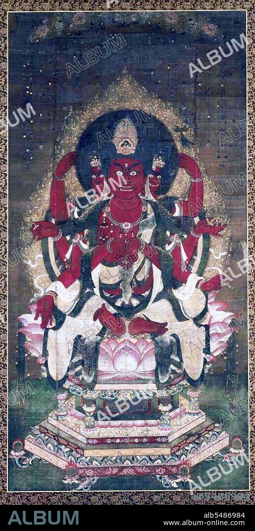 Hayagriva (also Hayagreeva; Sanskrit: Hayagriva) is a horse-headed deity that appears in both Hinduism and Buddhism and is known as Bato Kannon in Japan. In Hinduism, Hayagriva is also considered an Avatar of Vishnu. He is worshipped as the God of Knowledge and Wisdom, with a human body and a horse's head, brilliant white in color, with white garments and seated on a white lotus. Symbolically, the story represents the triumph of pure knowledge, guided by the hand of God, over the demonic forces of passion and darkness. In Japan, Bato Kannon ???? is the Horse-Headed Kannon (Guanyin). Protector of Animals. Bato Kannon appears in the Mahavairocana Sutra (Jp. = Dainichikyo ???; composed sometime in the 6th / 7th century AD) and other tantric texts. He is thus a member of the esoteric pantheon. Bato is also one of the Six Kannon. In this latter role, Bato protects those reborn in the animal realm (chikushodo ???), a realm characterized by stupidity and servitude. In Japan, farmers pray to Bato Kannon for the safety and preservation of their horses and cattle. Bato Kannon is not only said to protect dumb animals, particularly those who labor for mankind, but extends those powers to protecting their spirits and bringing them ease and a happier life than they experienced while on earth.